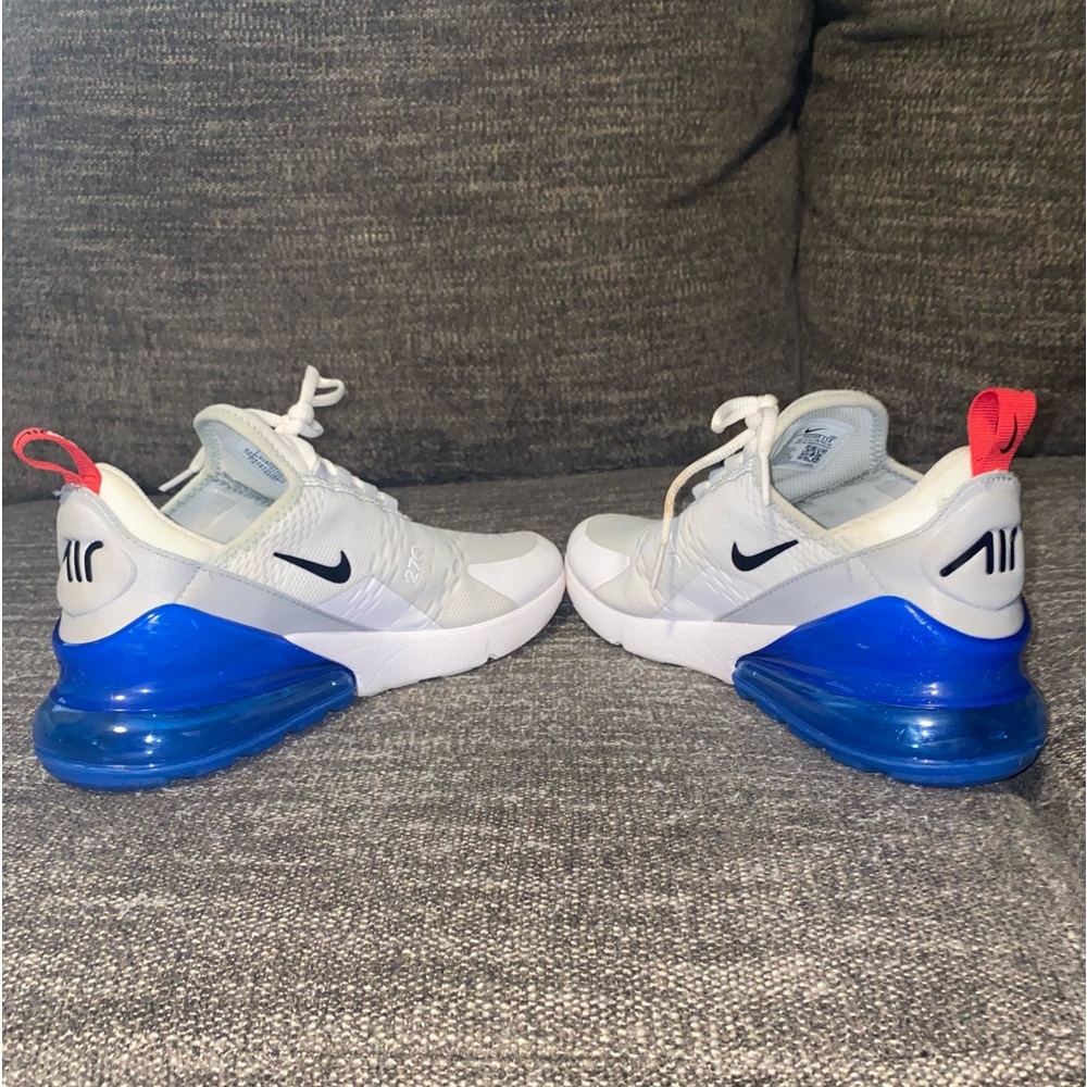 Nike 270 white. Excellent condition. Size 7Y